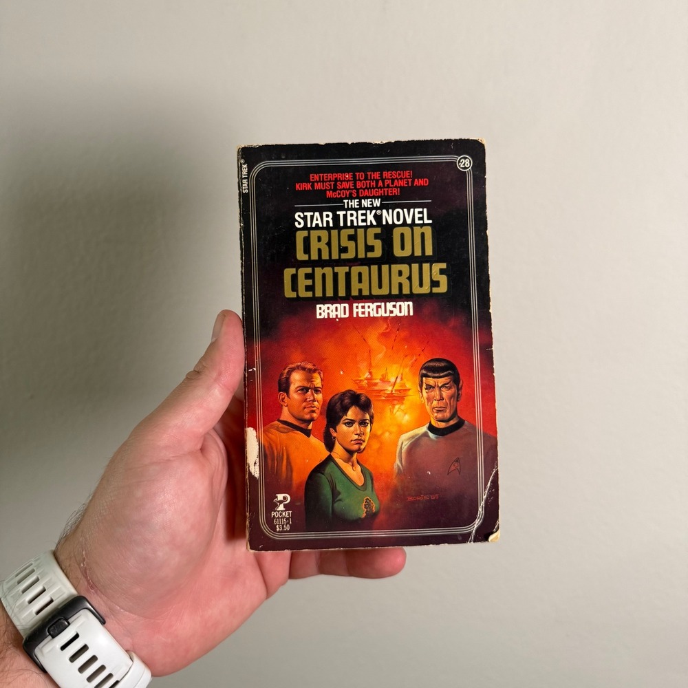 Star Trek Crisis on Centaurus Brad Ferguson Pocket Books Paperback 1986 TOS 28